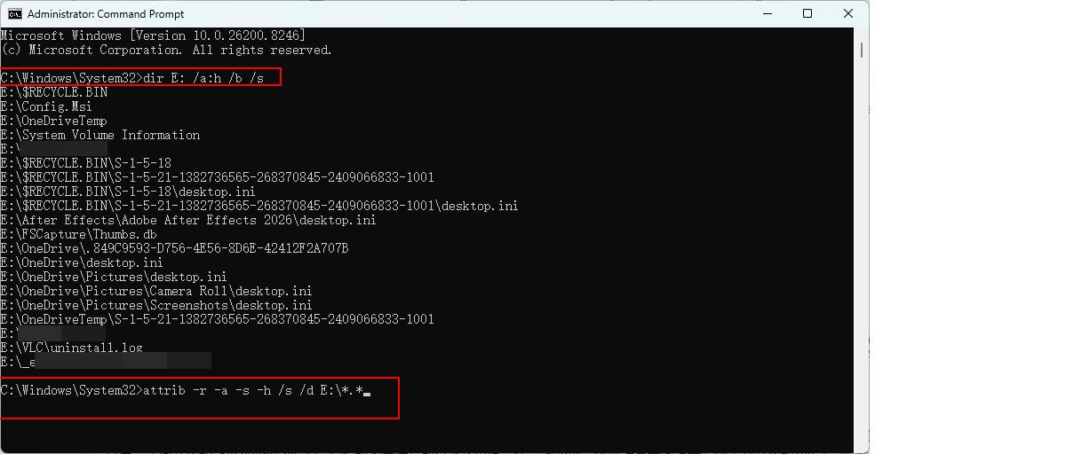 Come recuperare dati da unità formattata con CMD