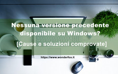 Nessuna versione precedente disponibile