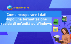 Recuperare i dati dopo una formattazione rapida