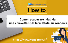 Recuperare i dati da un'unità USB formattata