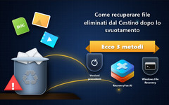 Recuperare file eliminati dal Cestino