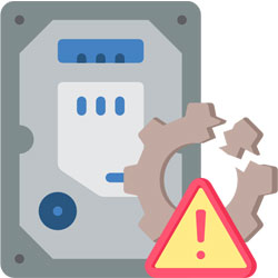 Hard disk fisicamente danneggiato o settori danneggiati