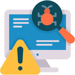 Attacco di virus o malware
