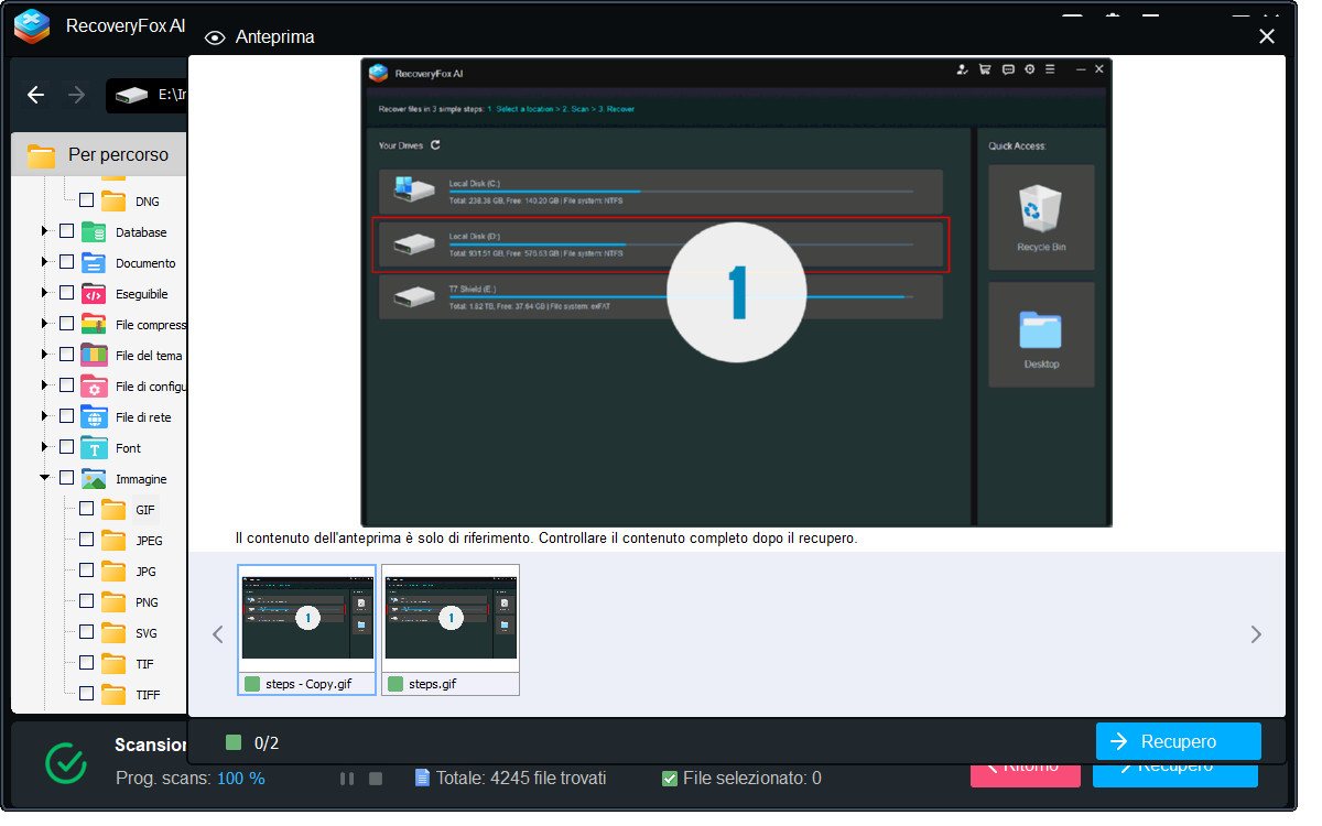 Recuperare file eliminati definitivamente Windows 11